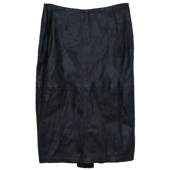 Vintage Leather High Waist Skirt and Tank with Sequins - 2 Piece Set - Size MD - Picture 13 of 16